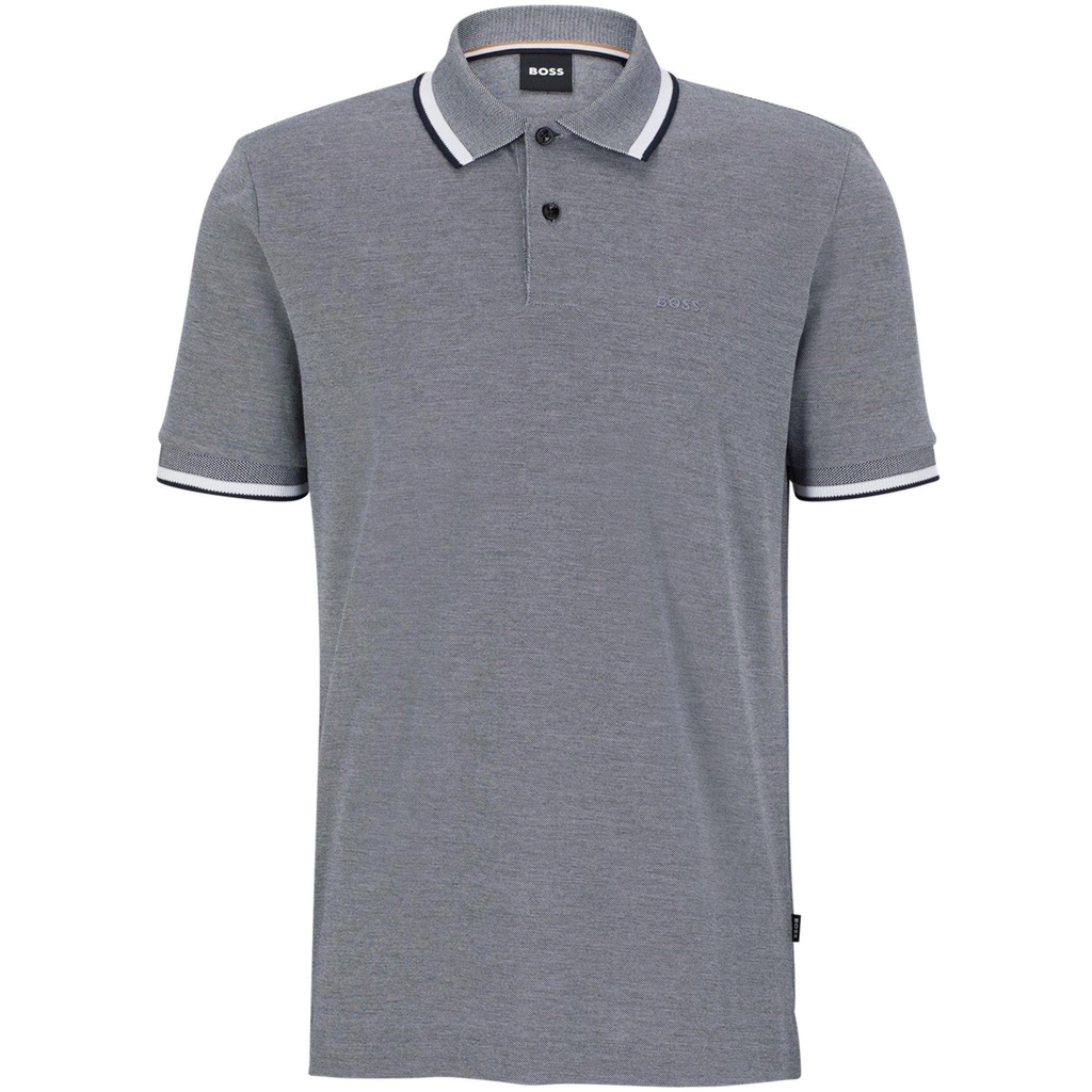 Hugo Boss Parlay Pique Polo Shirt - Dark Blue 404